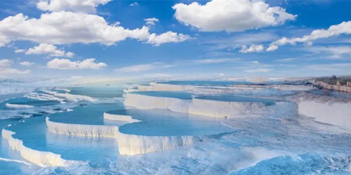 Wisata Pamukkale Pemandangan Kolam Travertine Yang Menakjubkan