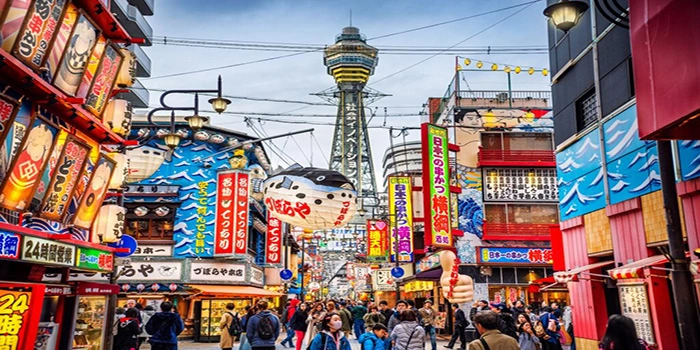 Shinsekai-Kawasan-Paling-Ramai-&-Populer-Di-Osaka